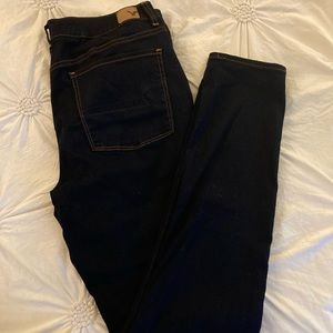American Eagle Hi-Rise Jegging Dark Wash Size 18